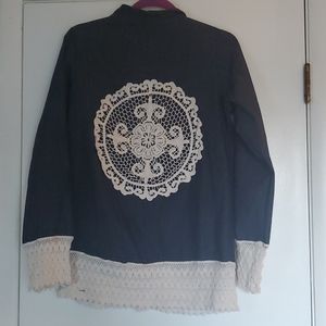 L&B Dark denim button down